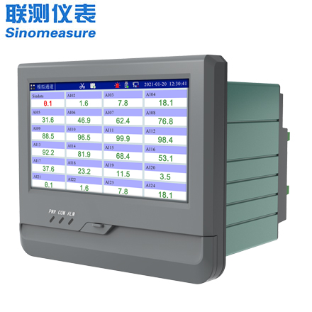 聯測儀表SIN-R8000A觸摸屏7英寸無紙記錄儀0.5S高速采集1-24路可選